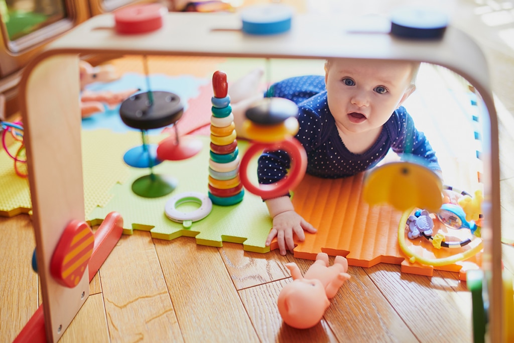 Indoor Exploration In The Gross Motor Skills Room