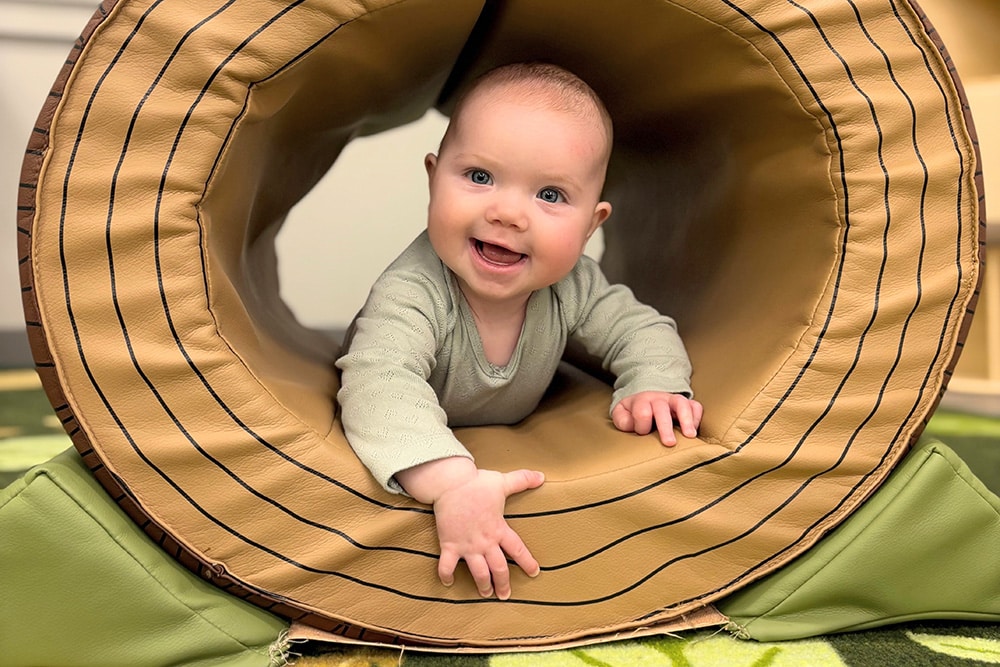 Indoor Exploration In The Gross Motor Skills Room